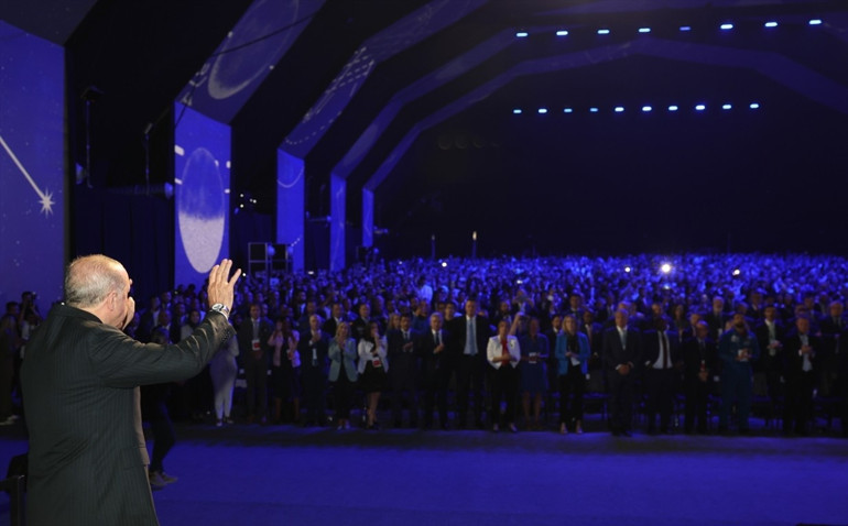 77. Uluslararası Uzay Kongresi | Cumhurbaşkanı Erdoğan: Engellere rağmen mesafe aldık