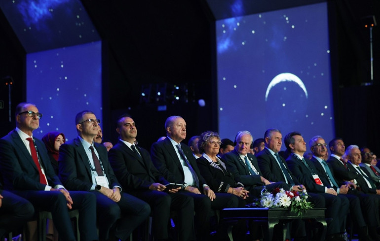77. Uluslararası Uzay Kongresi | Cumhurbaşkanı Erdoğan: Engellere rağmen mesafe aldık