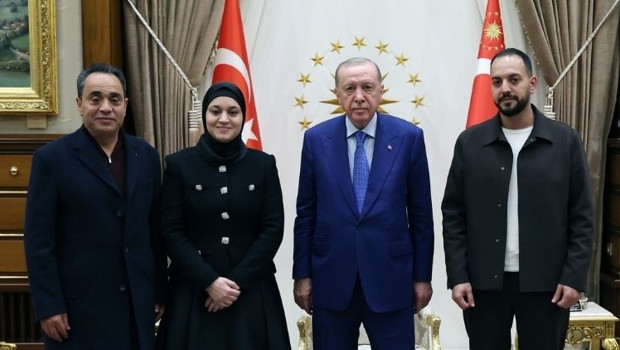 Cumhurbaşkanı Erdoğan, hayatını kaybeden Filistinli Hind Rajab’ın ailesini kabul etti
