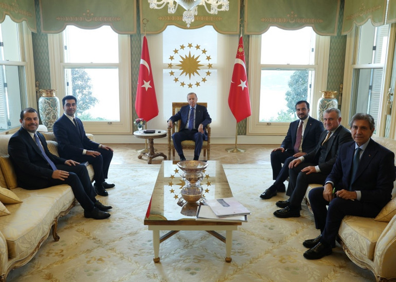 Cumhurbaşkanı Erdoğan, Orhan Çerkez, Eren Ali Bingöl ve Sacit Terziyi kabul etti