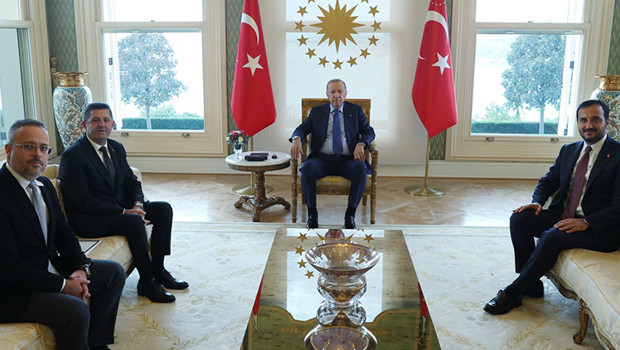 Cumhurbaşkanı Erdoğan, Orhan Çerkez, Eren Ali Bingöl ve Sacit Terzi'yi kabul etti