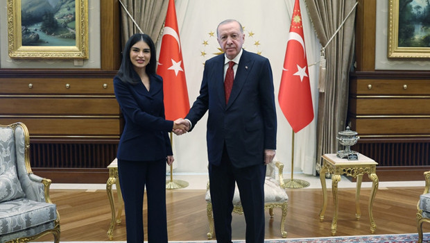 Cumhurbaşkanı Erdoğan, Özbekistan Cumhurbaşkanlığı İdaresi Başkanı Mirziyoyeva'yı kabul etti