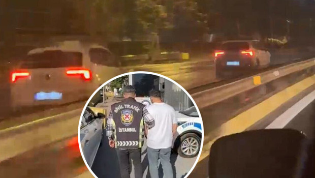 İstanbul’daki görüntü ‘pes’ dedirtti: Trafik magandası yakalandı, cezası kesildi