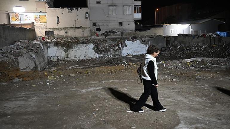 Maltepe'de kısmen çöken binanın enkazında çalışmalar tamamlandı