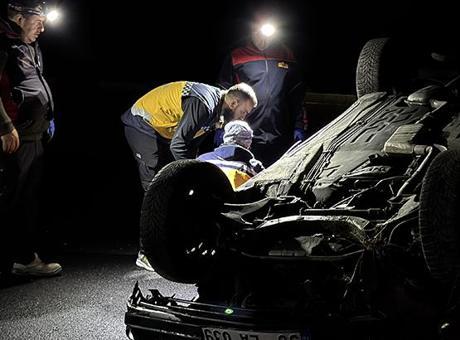 Nevşehir’de devrilen otomobilin sürücüsü hayatını kaybetti