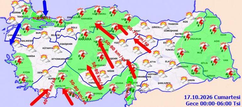 SON DAKİKA | İçişleri Bakanlığı uyardı! Cumartesi gününe dikkat; İstanbul ve birçok ilde 'sel' alarmı 3 SON DAKİKA | İçişleri Bakanlığı uyardı! Cumartesi gününe dikkat; İstanbul ve birçok ilde 'sel' alarmı